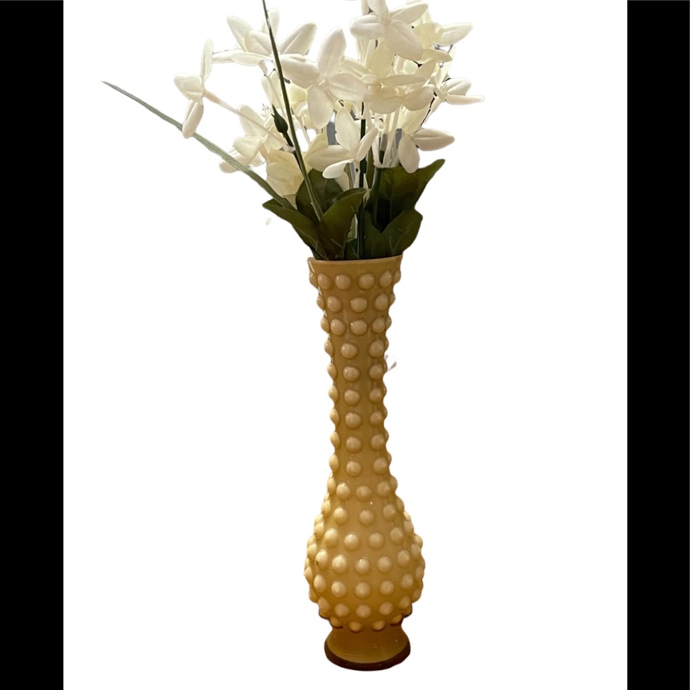Vintage Norcrest Hobnail Vase
